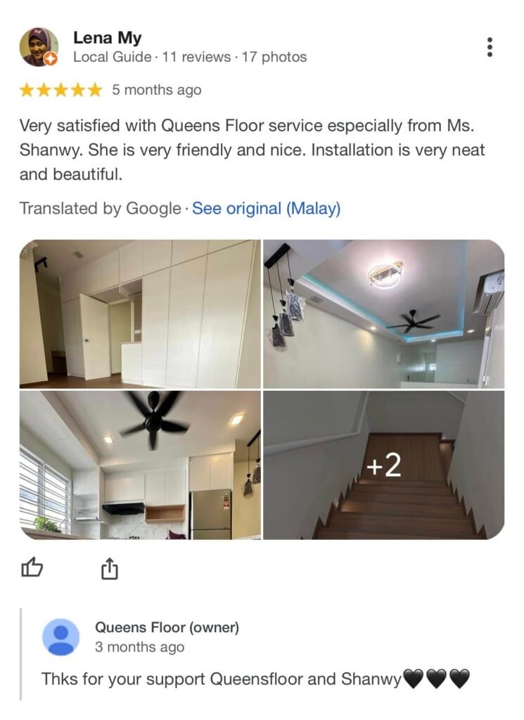 QueensFloor顾客好评